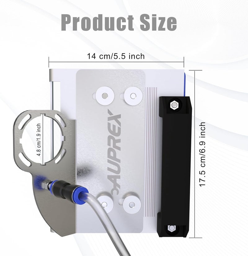 AUPREX 45 Degree Tile Chamfering Tool, Angle Grinder Stand for 45° Tile Cutting, Tile Cutter Tools Compatible with 100-Type Angle Grinders, Angle Grinder Attachments for Chamfering - Image 2